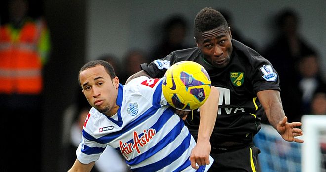 Andros Townsend in action against Norwich