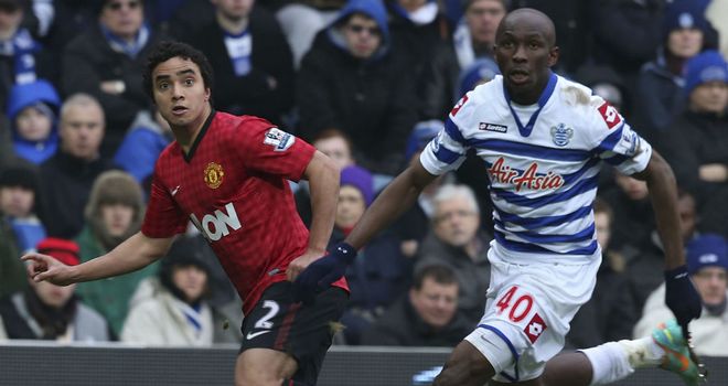 Stephane Mbia: The QPR midfielder did not impress Gary Neville at the weekend