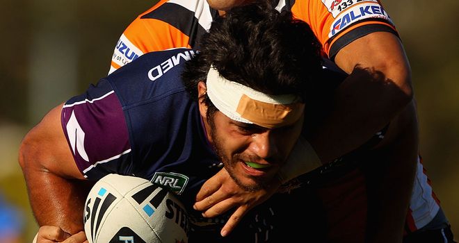 Tohu Harris: Set to start for Melbourne Storm against Leeds Rhinos