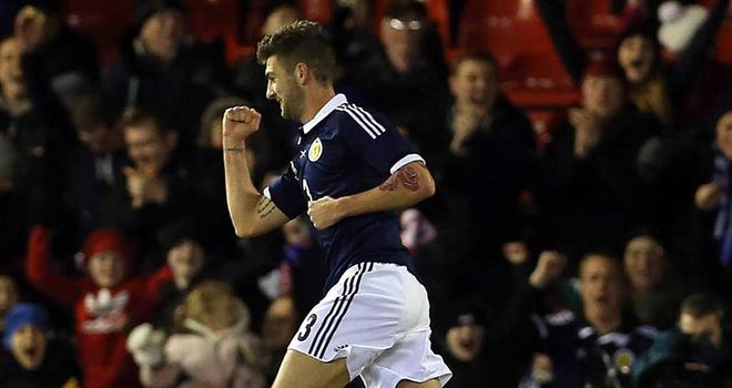Charlie Mulgrew: First strike for Scotland