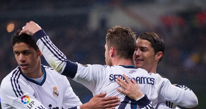 Sergio Ramos: Congratulated after scoring