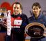 Horacio Zeballos, left, with Rafa Nadal