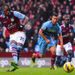 Benteke slides home a 74th-minute spot-kick to make it 1-0 to Villa.