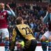 A disbelieving Jordan Bowery and relieved Jussi Jaaskelainen look on following Weimann's glaring miss.