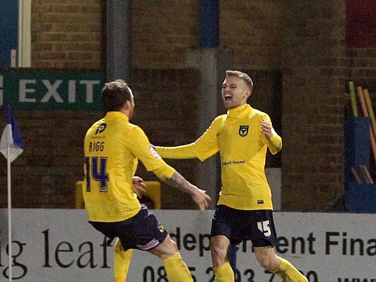 Alfie Potter: Scored a late winner for Oxford