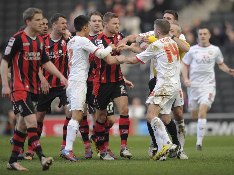 Bournemouth won 3-0 against MK Dons.