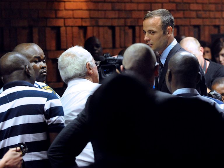 Oscar Pistorius: Appeared in court on Friday