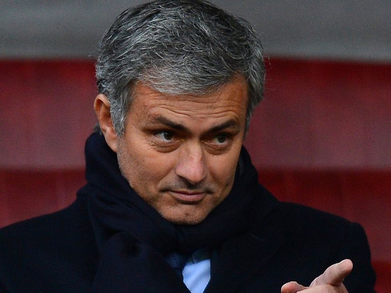 Jose Mourinho at Old Trafford on Sunday.