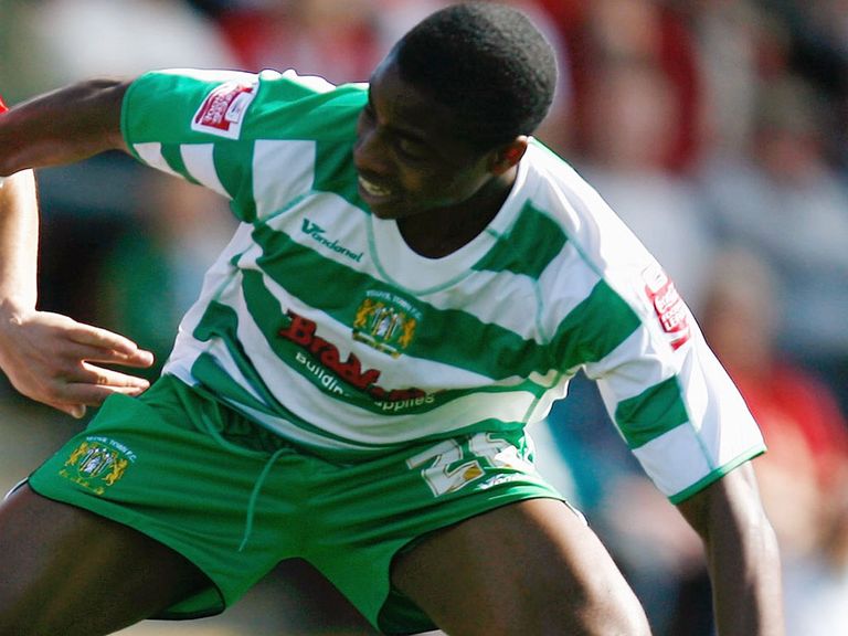 Jonathan Obika pictured during a previous loan spell with Yeovil
