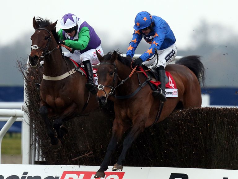 Opening Batsman (left) winning the Racing Plus Chase