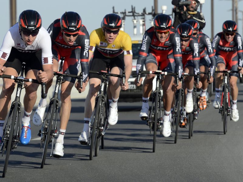 The Swiss-American squad went five-seconds quicker to win the stage