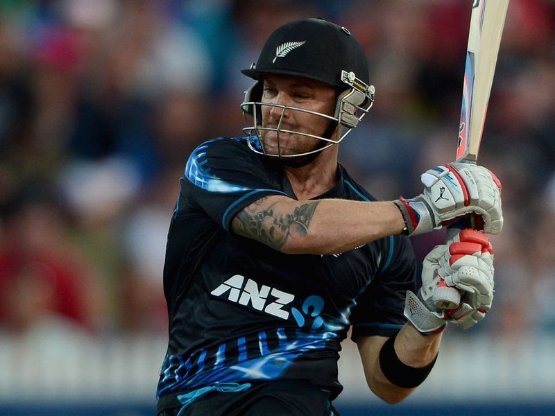McCullum went on to make 74 off 37 balls, including five sixes, which pushed the Kiwis' score to 192/6.