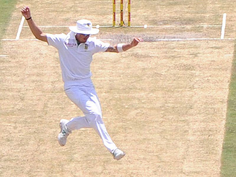 Steyn took six wickets for eight runs as Pakistan were all out for 49.