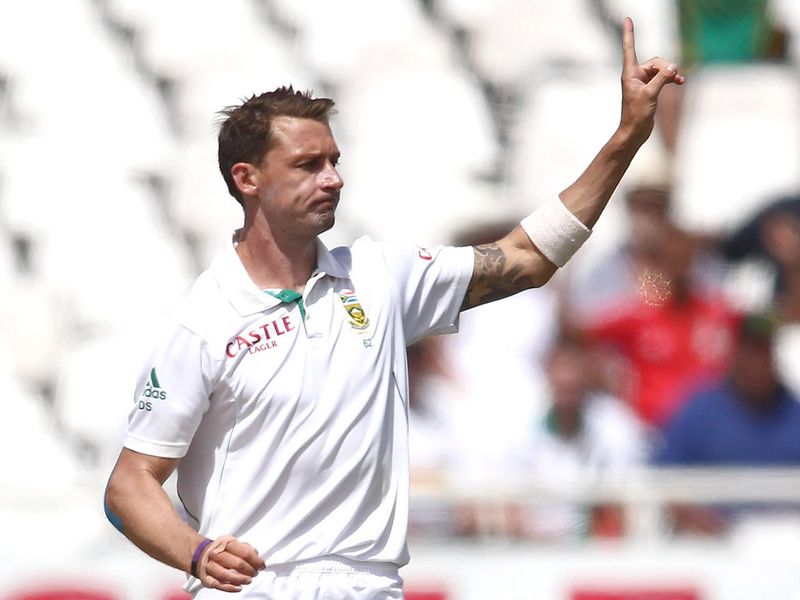 Dale Steyn dismissed Mohammad Hafeez for 17.