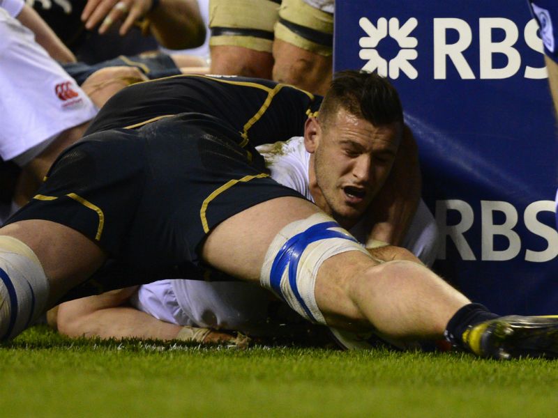 Danny Care: Scores a late try for England