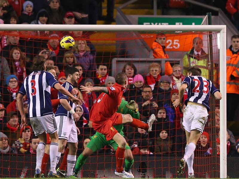 Against the run of play, West Brom then scored when McAuley powered home a header.