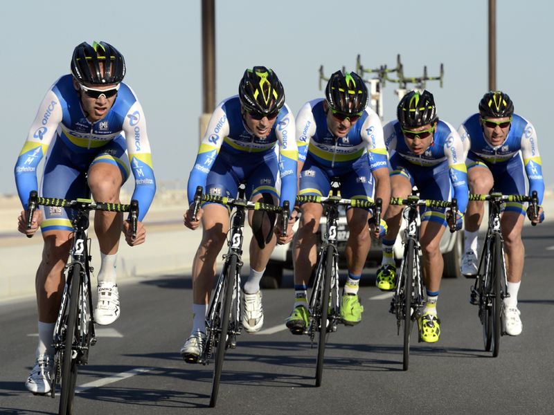 Orica-GreenEDGE ran eighth on the stage after starting with seven riders