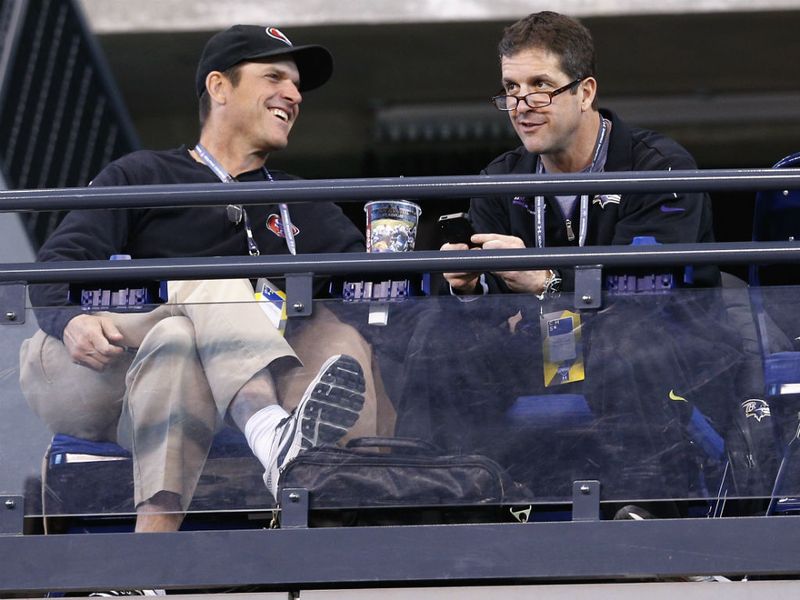 Harbaugh brothers Jim and John are still friends after the Super Bowl