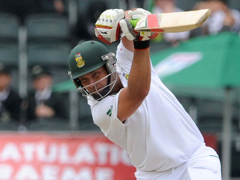 Jacques Kallis made 50 off 78 balls before being dismissed in the afternoon session.