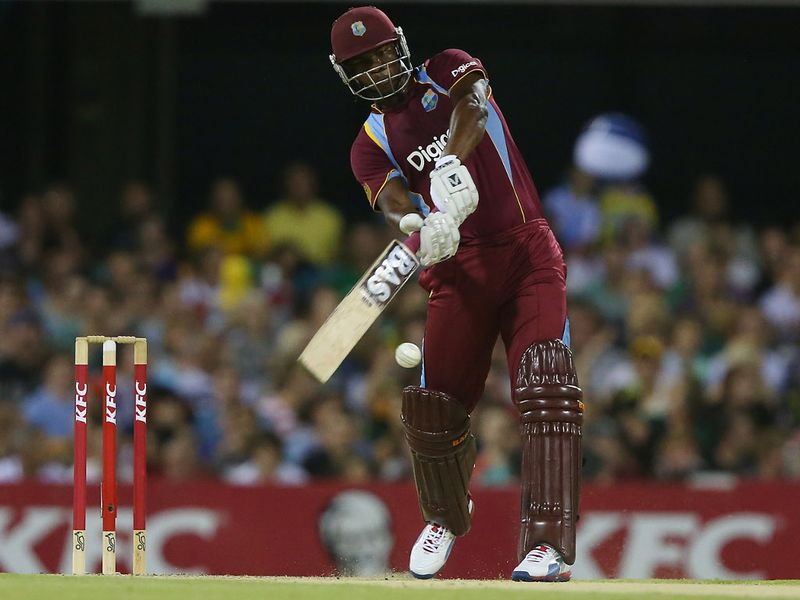 Johnson Charles top-scored with 57 for the Windies.