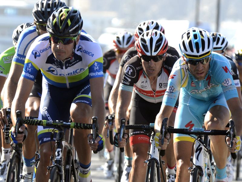Orica-GreenEDGE kept the pace high as they looked to set up Matt Goss