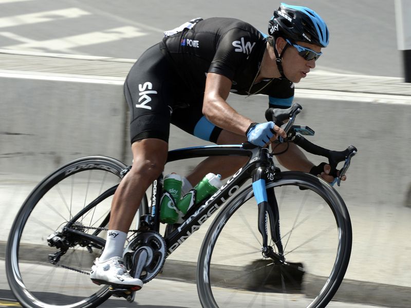 Richie Porte helped shut down the initial bursts on the climb of Bousher Alamrat