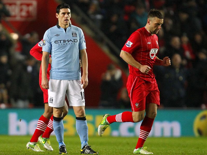An own goal from Gareth Barry added to the damage as Manchester City lost 3-1 to remain nine points behind Man United