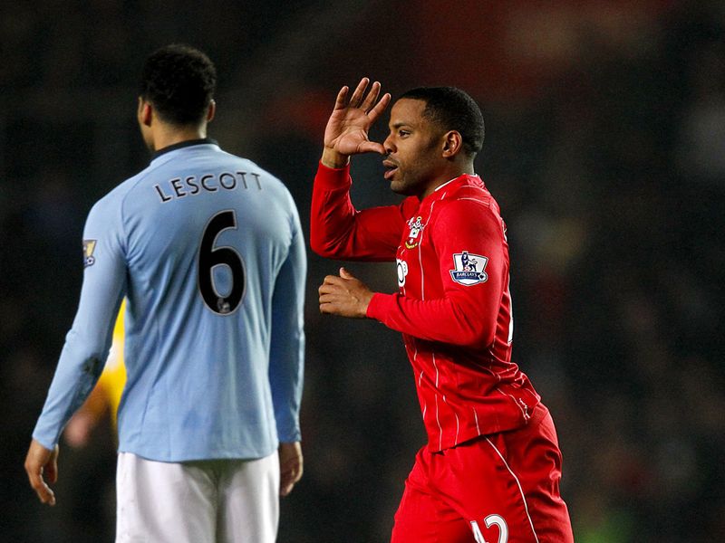 In the late game, Jason Puncheon gives Southampton a shock lead against Manchester City