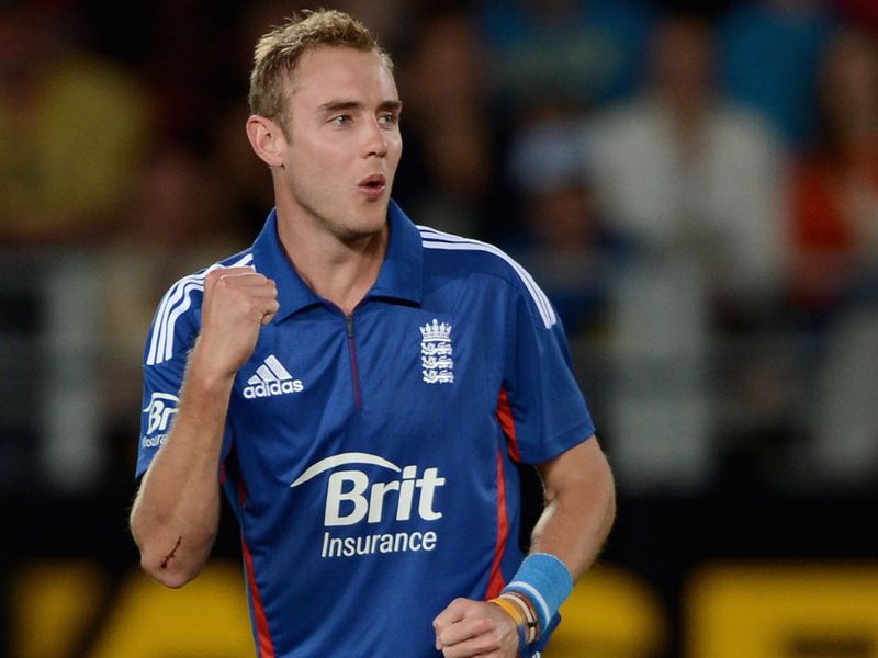 Stuart Broad took four wickets as England won by 40 runs.