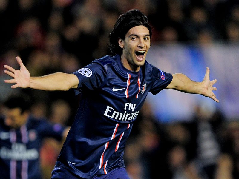It gets even better for the French side before the break as Javier Pastore doubles their advantage