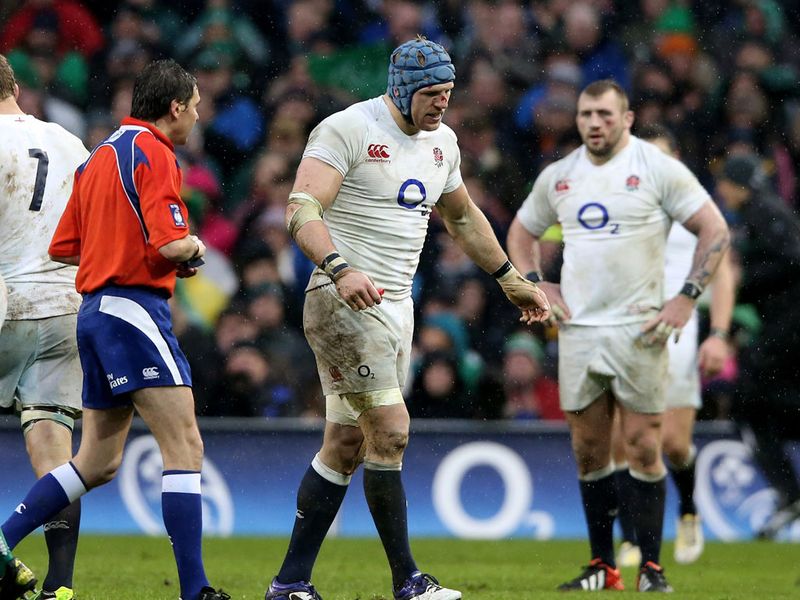 Off you go: Haskell was sin-binned after the break  for not rolling away and kicking at the ball in a ruck