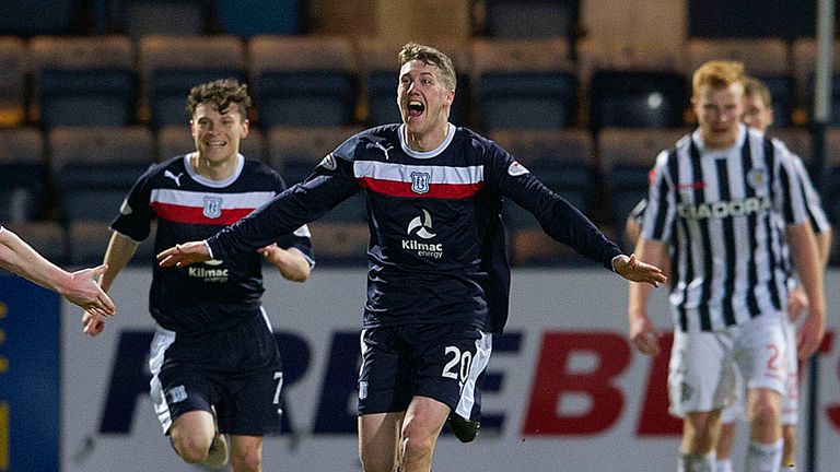 Jim McAlister: Secured Dundee's first win in four months against St Mirren at Dens Park