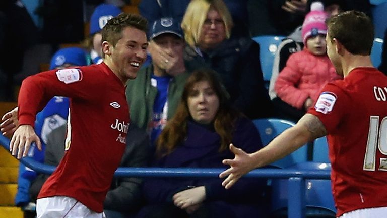 Radoslaw Majewski celebrates winner