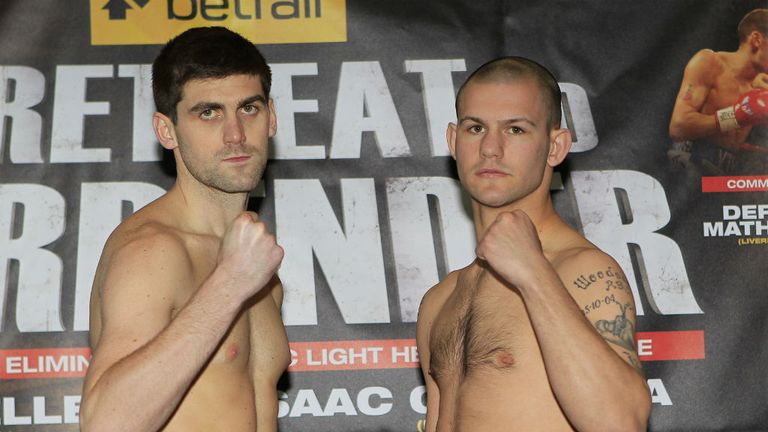 Rocky Fielding (L): In great physical shape for his clash with Wayne Reed (Pic Lawrence Lustig)