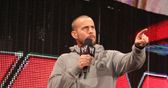 CM Punk attacked by Brock Lesnar on Monday Night Raw in Michigan