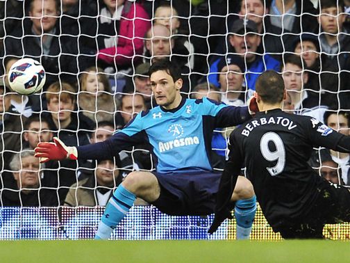 Dimitar Berbatov scored the only goal at White Hart Lane&nbsp;