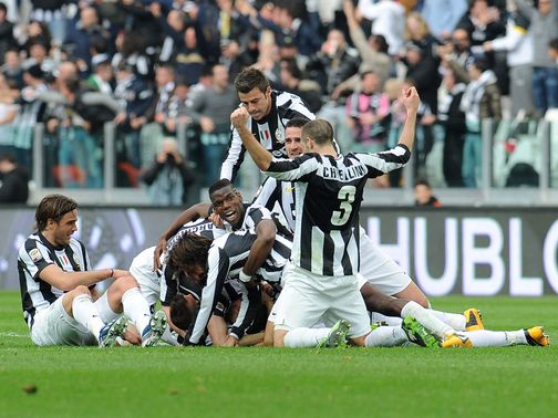 Celebrations for Juventus.