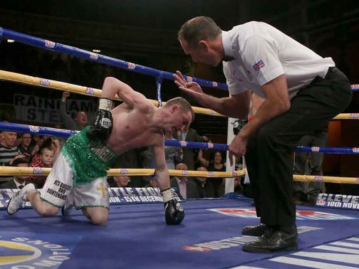 Donnelly counted out after being floored by Butler