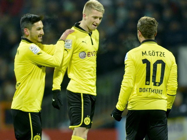 Gundogan and Reus (left): City links