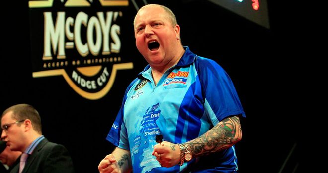 Andy Hamilton: Was a comfortable winner against a lacklustre Phil Taylor