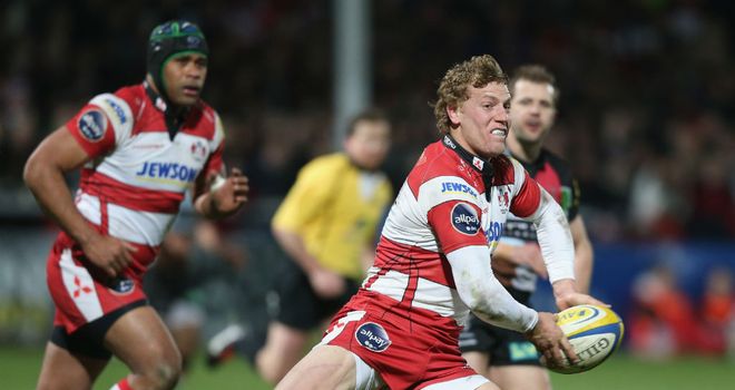 Billy Twelvetrees (right): Is one of 24 Gloucester players out of contract at the end of the 2013-14 season.