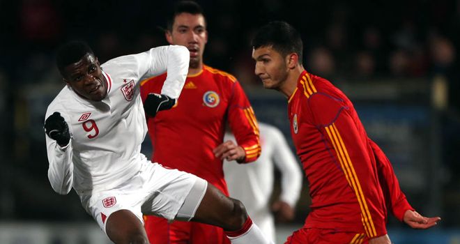 Wilfried Zaha: Scored his first England Under-21s goal against Romania