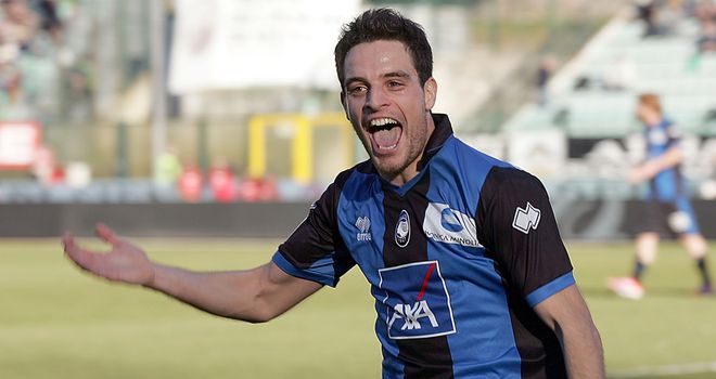 Two-goal Giacomo Bonaventura celebrates