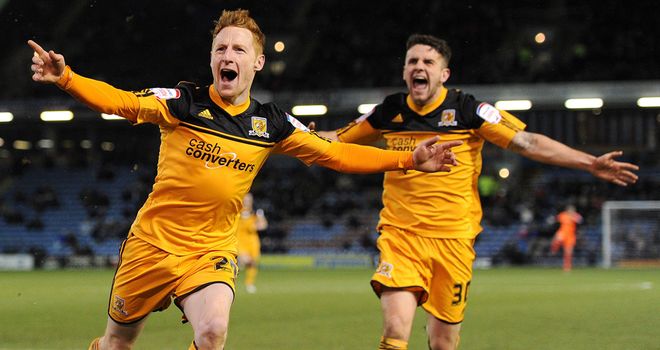 Stephen Quinn: Hull's goalscorer celebrates his winner