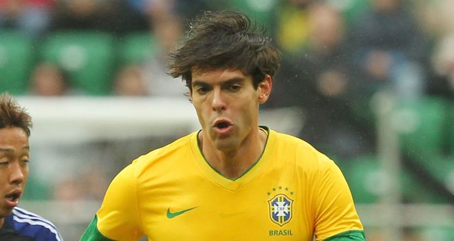 Kaka: Drafted back into the Brazil squad by Luiz Felipe Scolari
