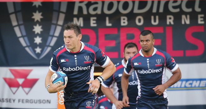 Gareth Delve, left, will leave the Melbourne Rebels this summer
