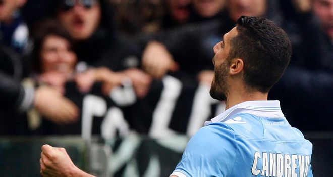 Antonio Candreva: On target with Lazio's winner