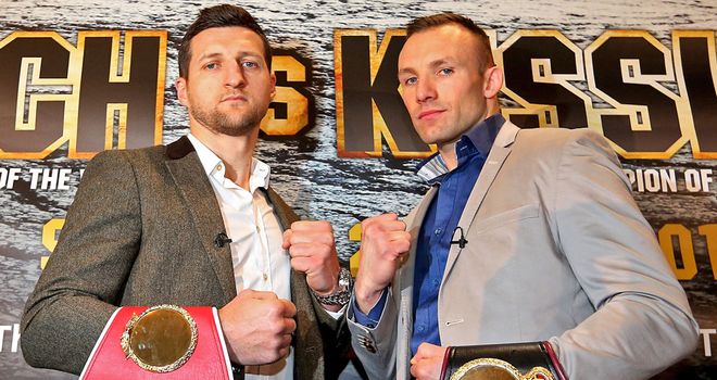 Carl Froch (left) wants revenge over Mikkel Kessler