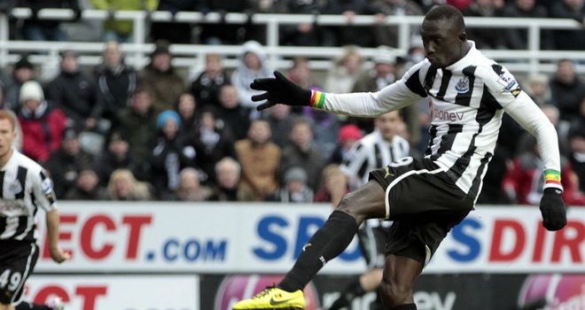 Joy in injury time for match winner Papiss Cisse