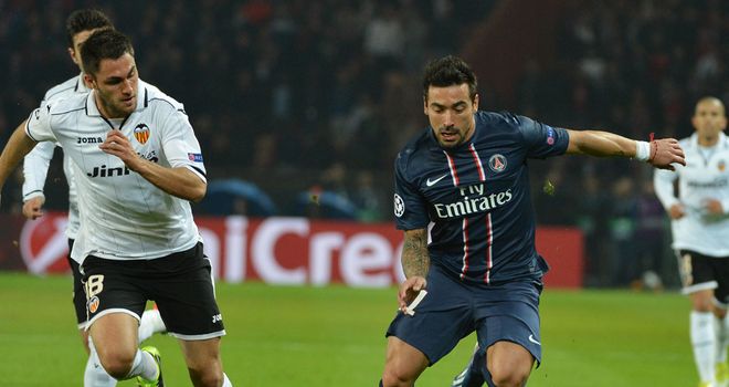 Ezequiel Lavezzi: On target for PSG
